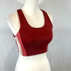 Balance Collection side striped racerback sports bra size small